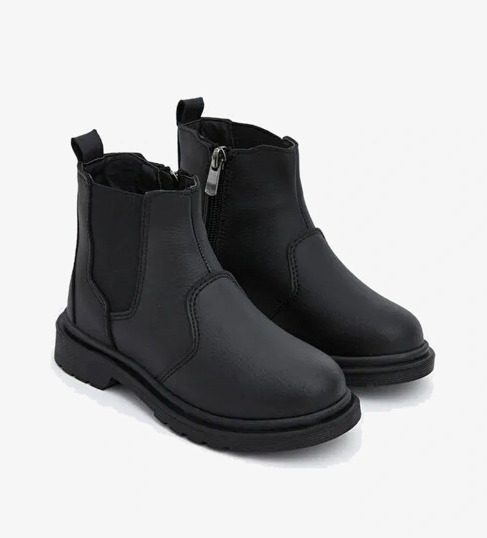 Deri Görünümlü Erkek Çocuk Bot - Görsel 1