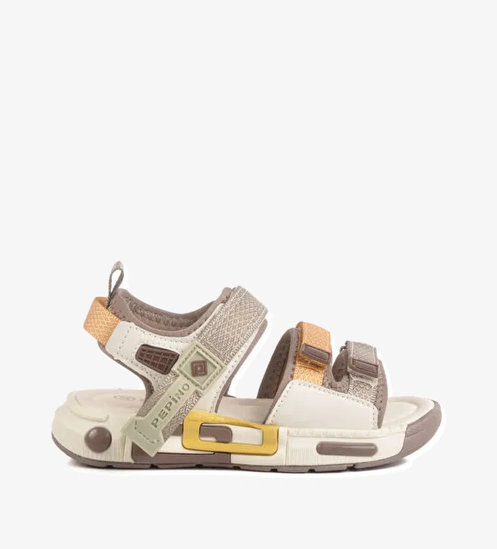 Krem Cırtlı Hafif Anatomik Erkek Çocuk Sandalet 1947 P