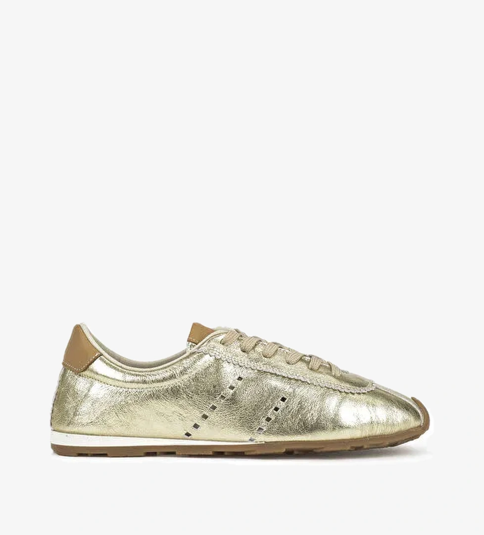 Kadın Hakiki Deri Sneaker 1511035Z6300 Gold - Görsel 1