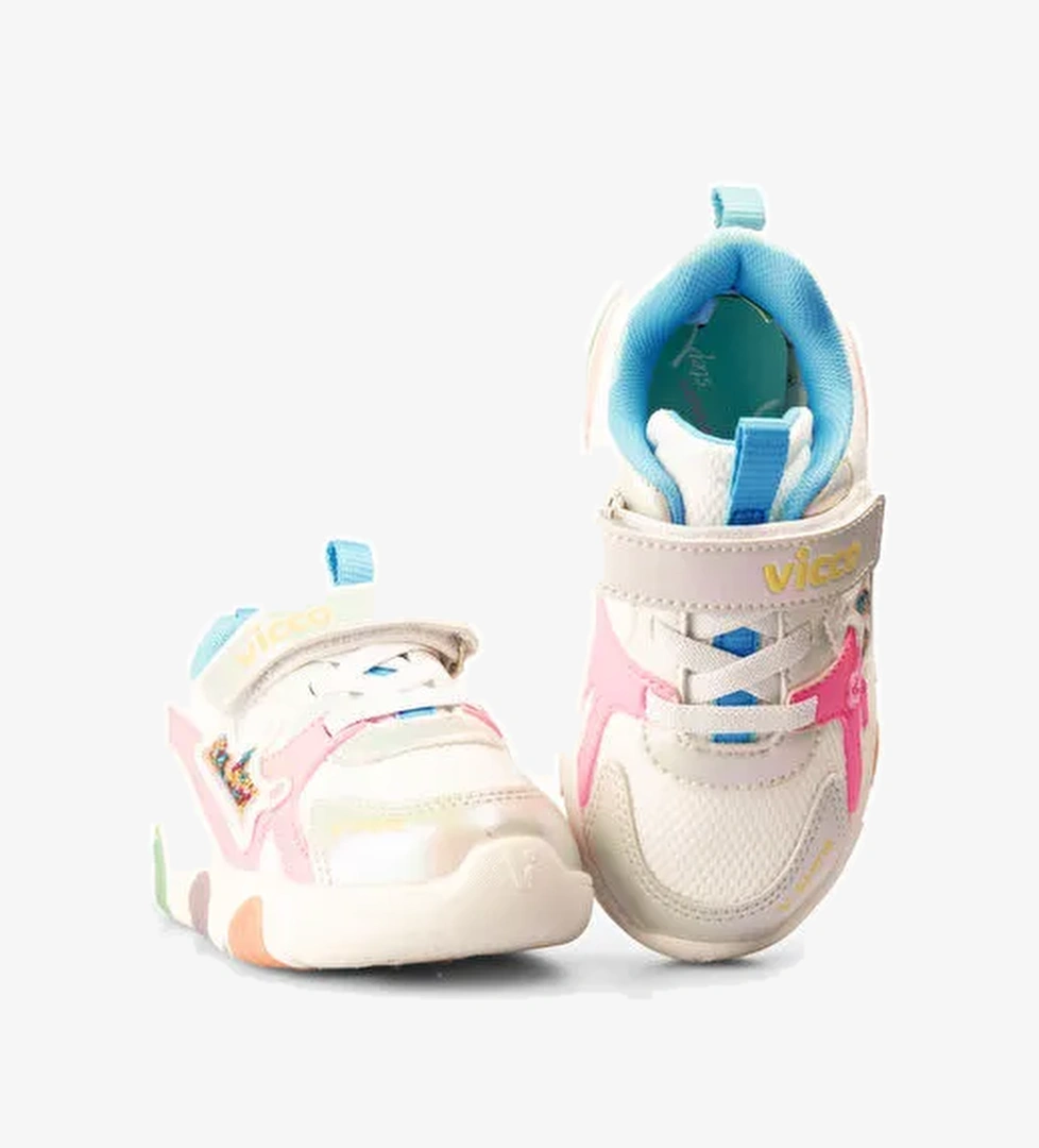 Vicco Queen Işıklı Kız Okul Öncesi Beyaz Spor Ayakkabı model görseli