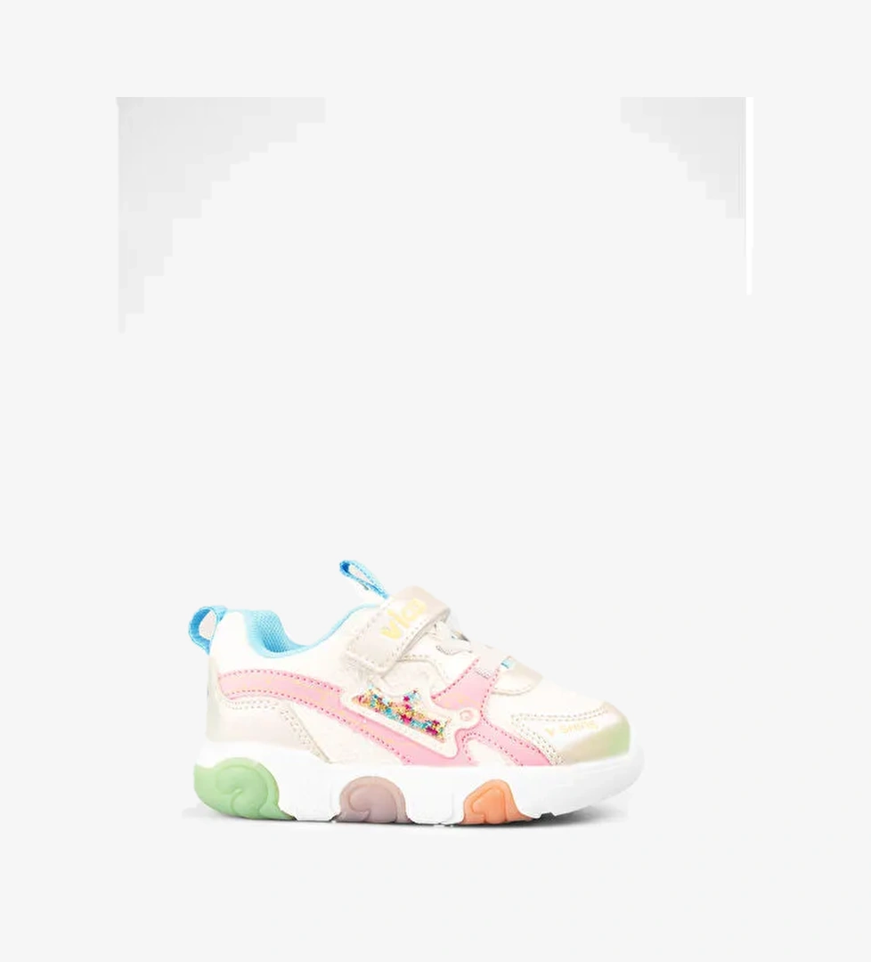 Vicco Queen Işıklı Kız Bebek Beyaz Spor Ayakkabı model görseli