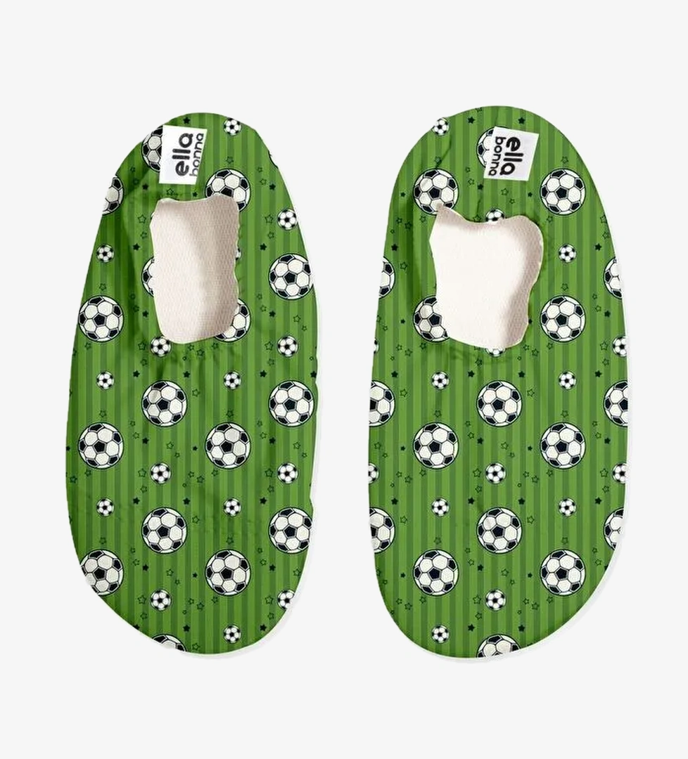 Kaydırmaz Taban, Unisex Bebek, Çocuk Deniz Ayakkabısı, Havuz Patiği, Dinozor - Görsel 1