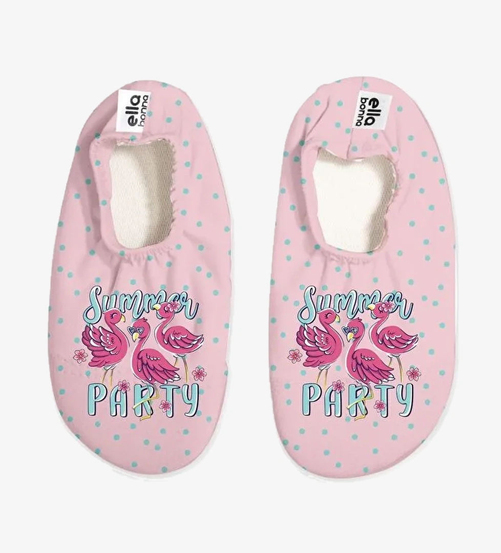 Kaydırmaz Taban, Unisex Bebek, Çocuk Deniz Ayakkabısı, Havuz Patiği, Dinozor - Görsel 1