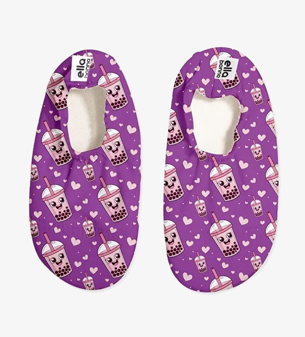 Kaydırmaz Taban, Unisex Bebek, Çocuk Deniz Ayakkabısı, Havuz Patiği, Dinozor