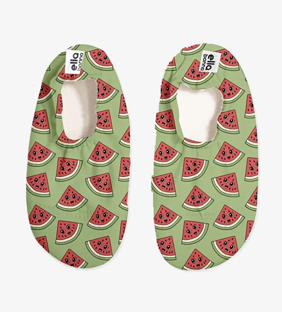 Kaydırmaz Taban, Unisex Bebek, Çocuk Deniz Ayakkabısı, Havuz Patiği, Dinozor