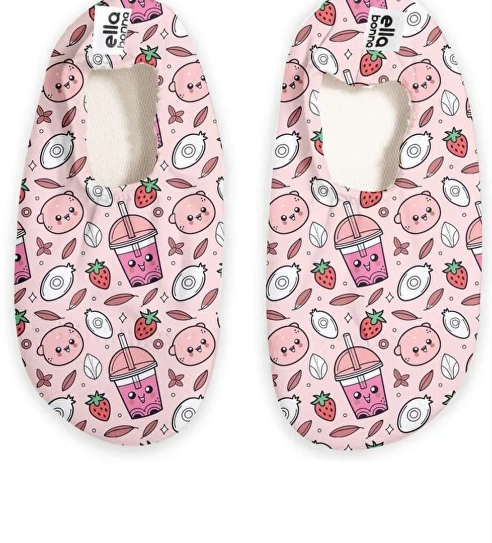 Kaydırmaz Taban, Unisex Bebek, Çocuk Deniz Ayakkabısı, Havuz Patiği, Dinozor - Görsel 1