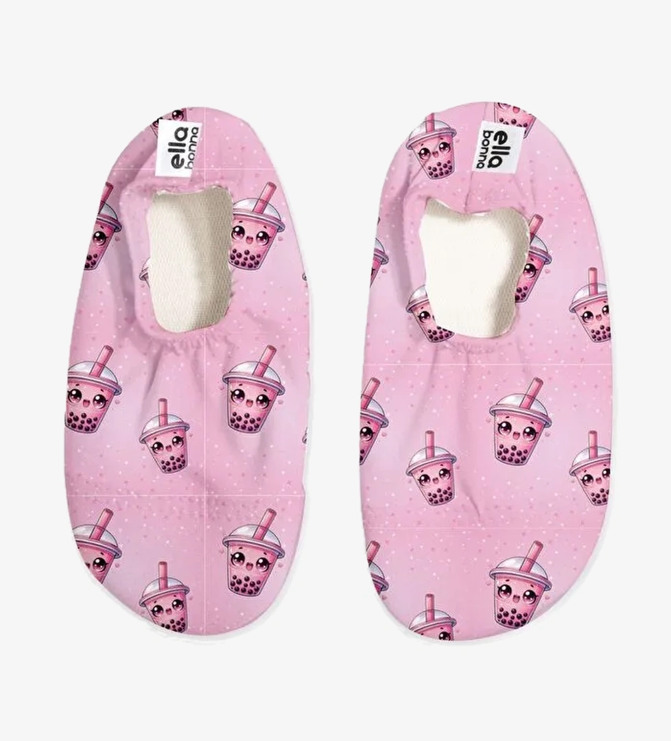 Kaydırmaz Taban, Unisex Bebek, Çocuk Deniz Ayakkabısı, Havuz Patiği, Dinozor - Görsel 1