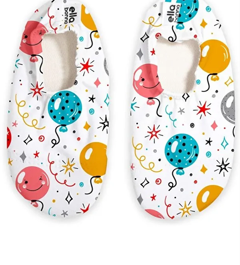 Kaydırmaz Taban, Unisex Bebek, Çocuk Deniz Ayakkabısı, Havuz Patiği, Dinozor