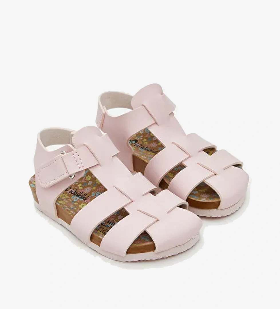 Cırt Cırtlı Kız Çocuk Sandalet - Görsel 1