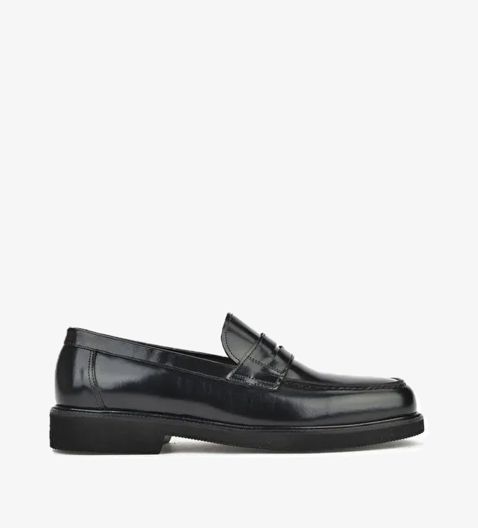 Erkek Hakiki Deri Ayakkabı 151145Z144 Siyah - Görsel 1