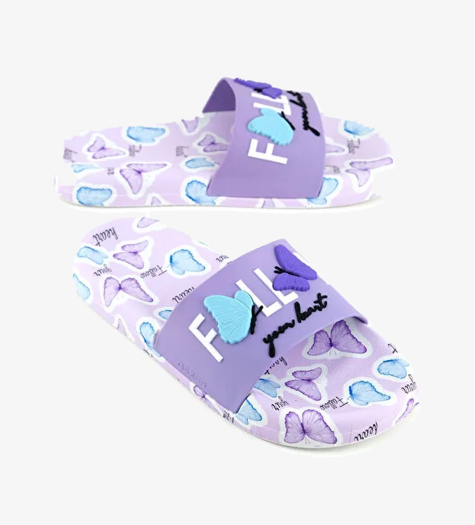 Kadın Yazlık PU Rahat Taban Ev Banyo Havuz Plaj Terlik - Görsel 1