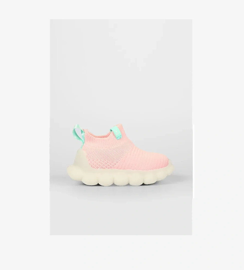 Bomb Işıklı Kız Okul Öncesi Pembe Spor Ayakkabı - Görsel 1