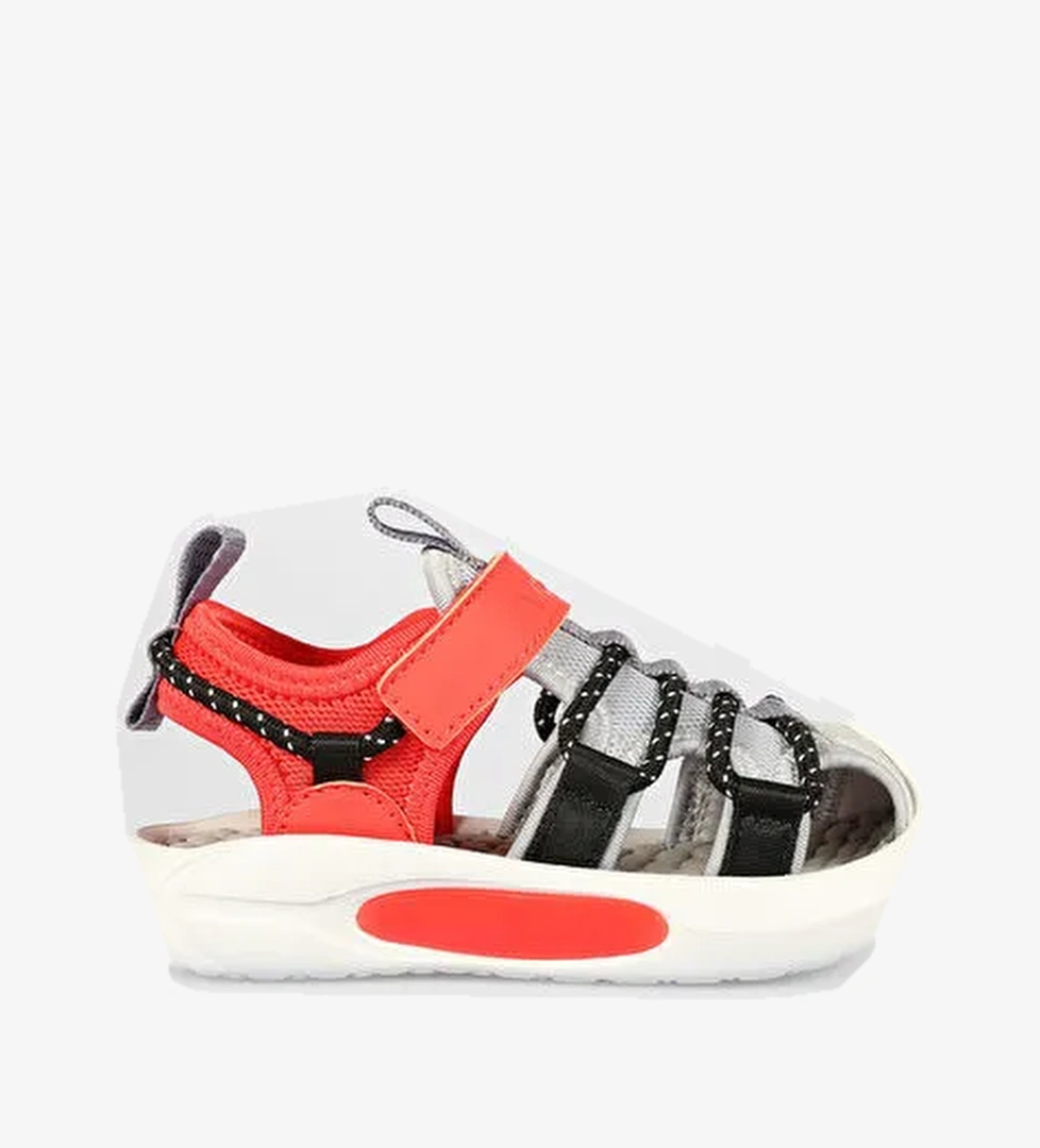 Thin Işıklı Erkek Okul Öncesi Gri Sandalet - Görsel 1