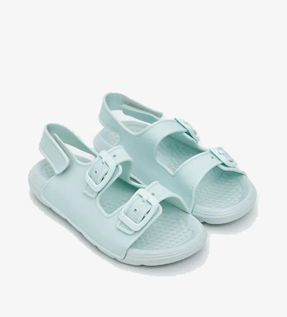 Cırt Cırtlı Kız Çocuk Sandalet - Görsel 1