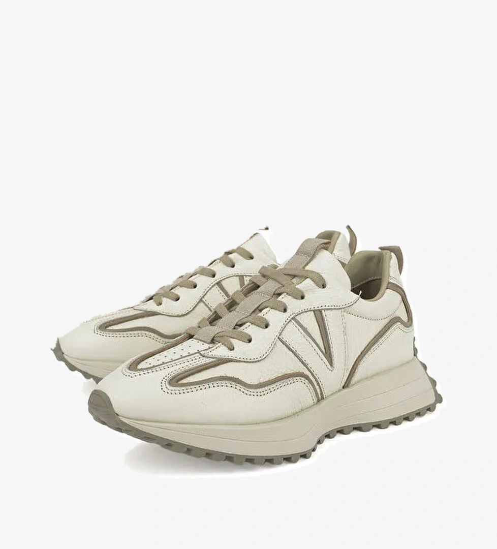 Kadın Hakiki Deri Sneaker 1431000Z4660 Krem
