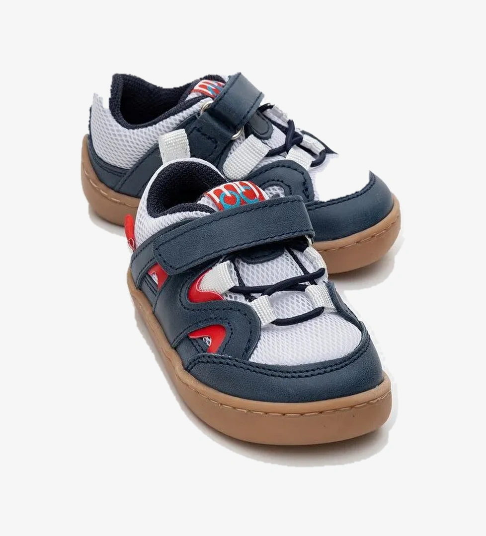 Unisex Çocuk Lacivert Hakiki Deri Günlük İlk Adım Ayakkabı - Görsel 1