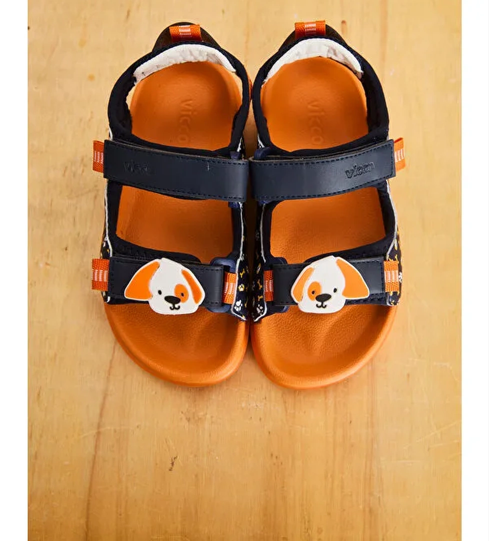 İnkago Hafif Erkek Bebek Lacivert Sandalet - Görsel 1