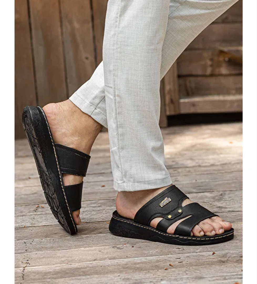 GNC Günlük Ortopedik Erkek Terlik - Görsel 1