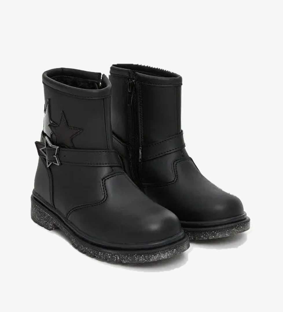 Deri Görünümlü Kız Çocuk Bot - Görsel 1