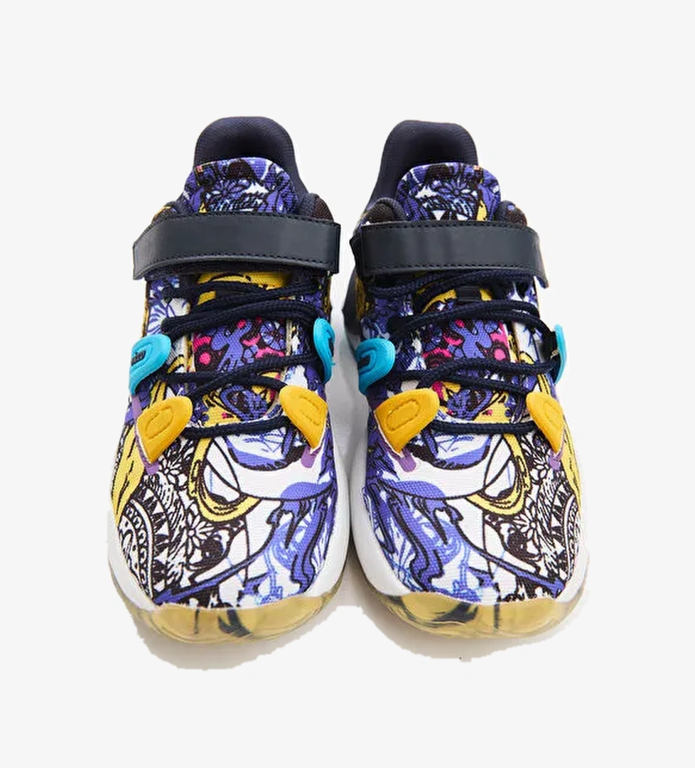 Universe Baskılı Unisex Çocuk Lacivert Sneaker - Görsel 1