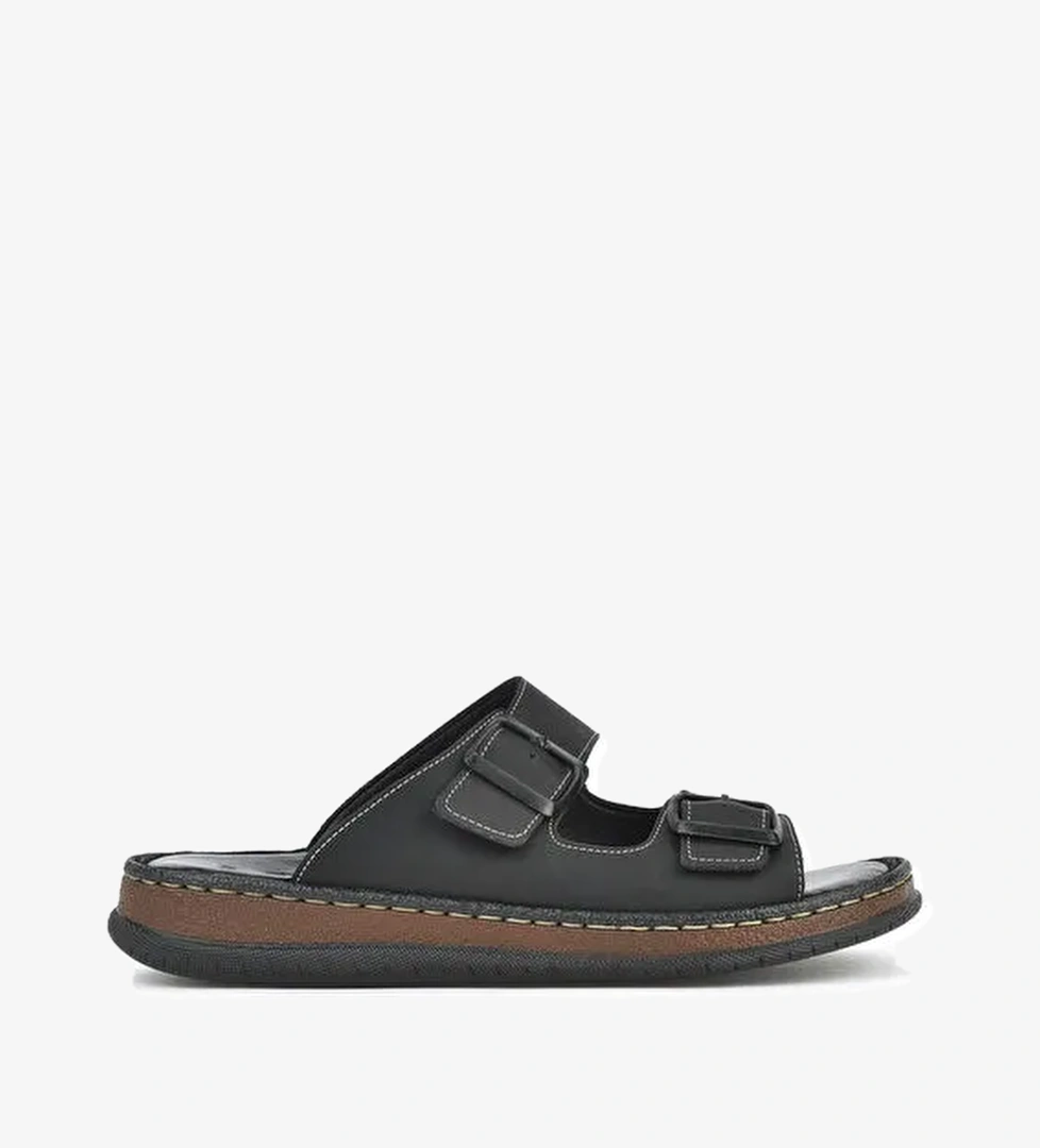 Ziya Ayakkabi Kahverengi Ziya Ayakkabi Hakiki Erkek Deri Terlik 1511045ZS1