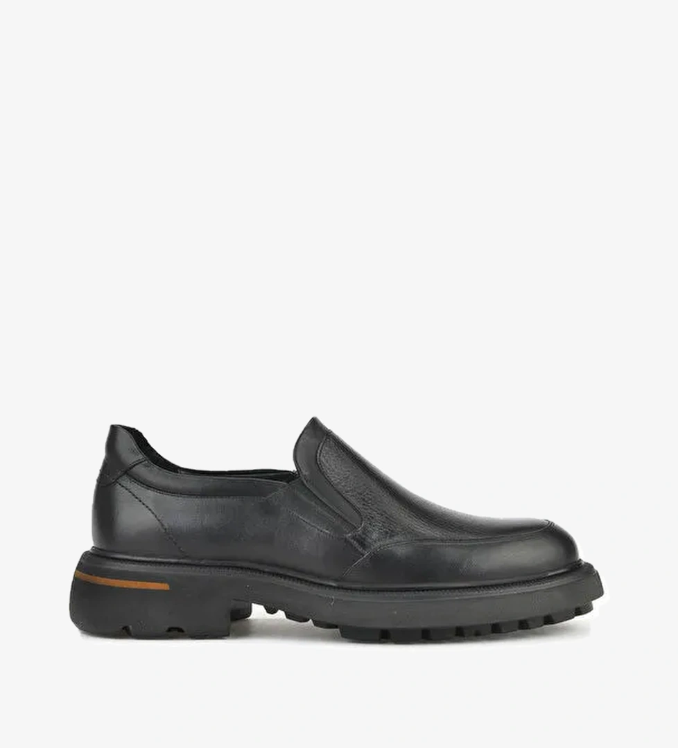 Erkek Hakiki Deri Ayakkabı 153745Z30412 Siyah