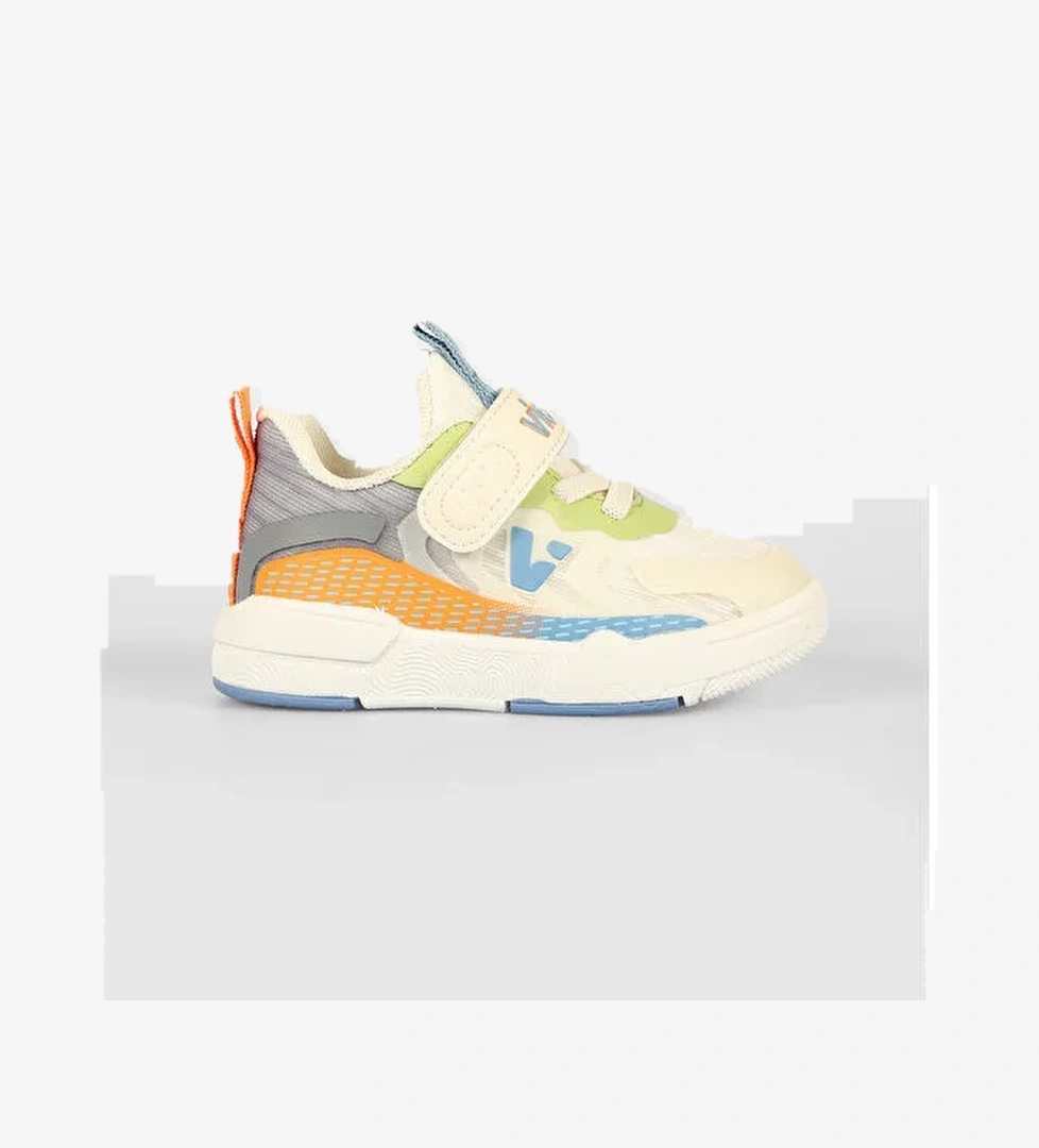 Daphne Baskılı Unisex Bebek Bej Sneaker - Görsel 1