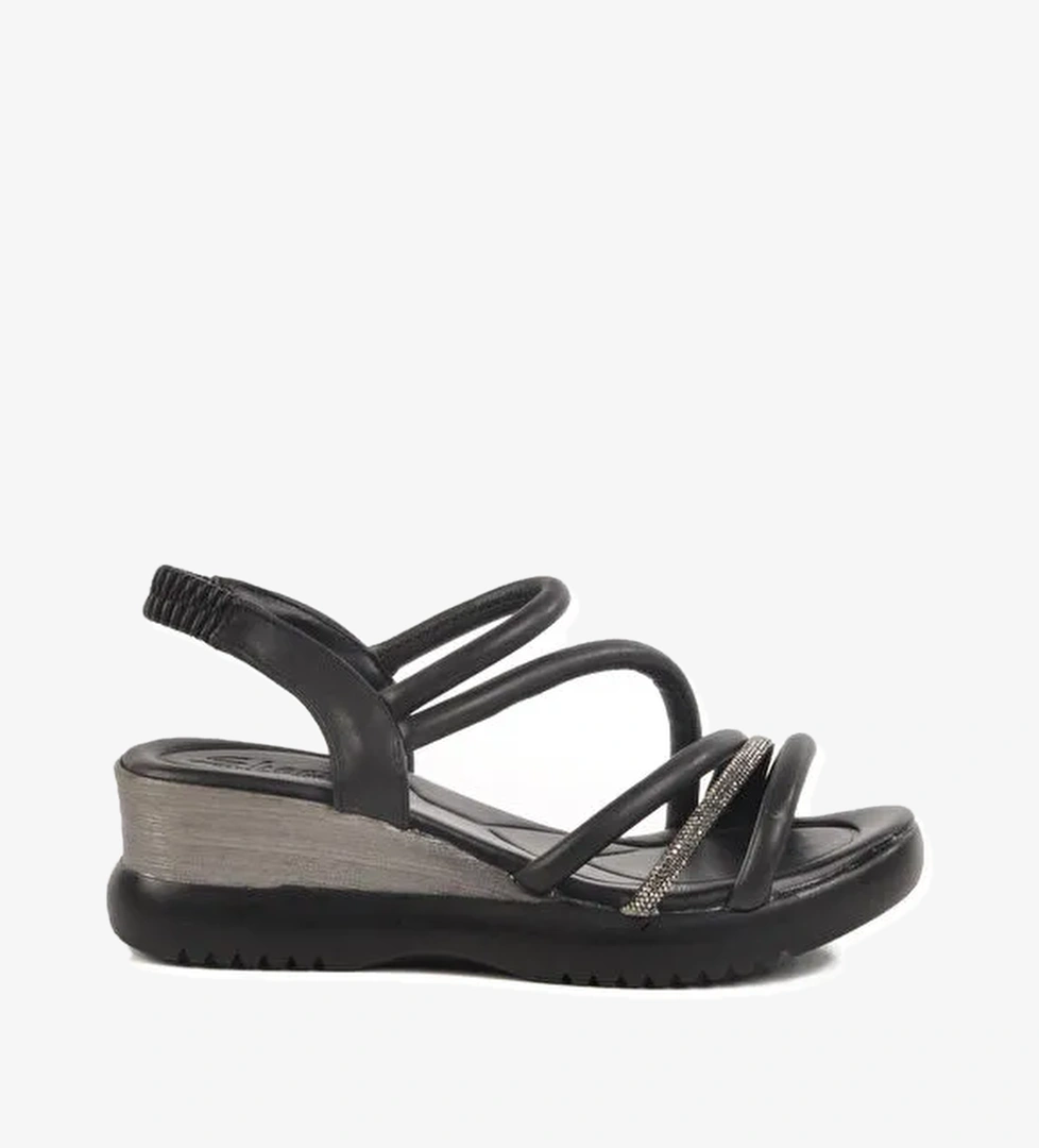 Ayakmod Bej Ayakmod Topuklu Kadın Sandalet T-004 Z