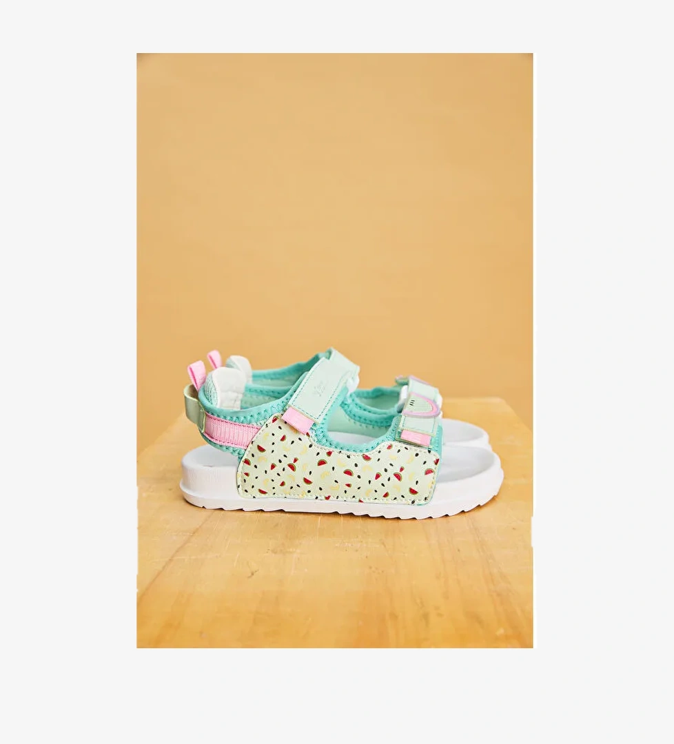 Vicco İnkagi Vicco Ayakkabı Hafif Kız Okul Inkagi Öncesi Yeşil Sandalet model görseli