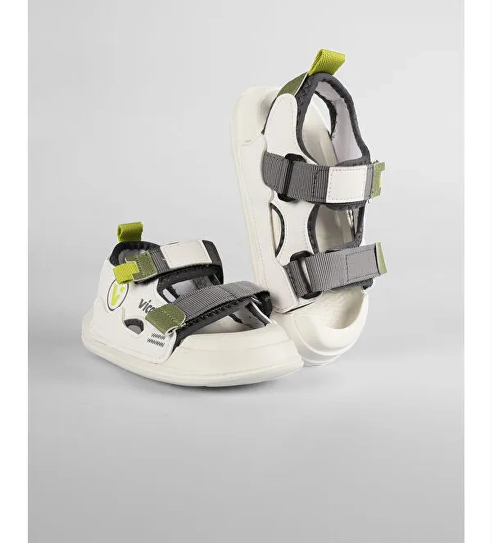 Wonder Hafif Erkek Okul Öncesi Bej Sandalet - Görsel 1