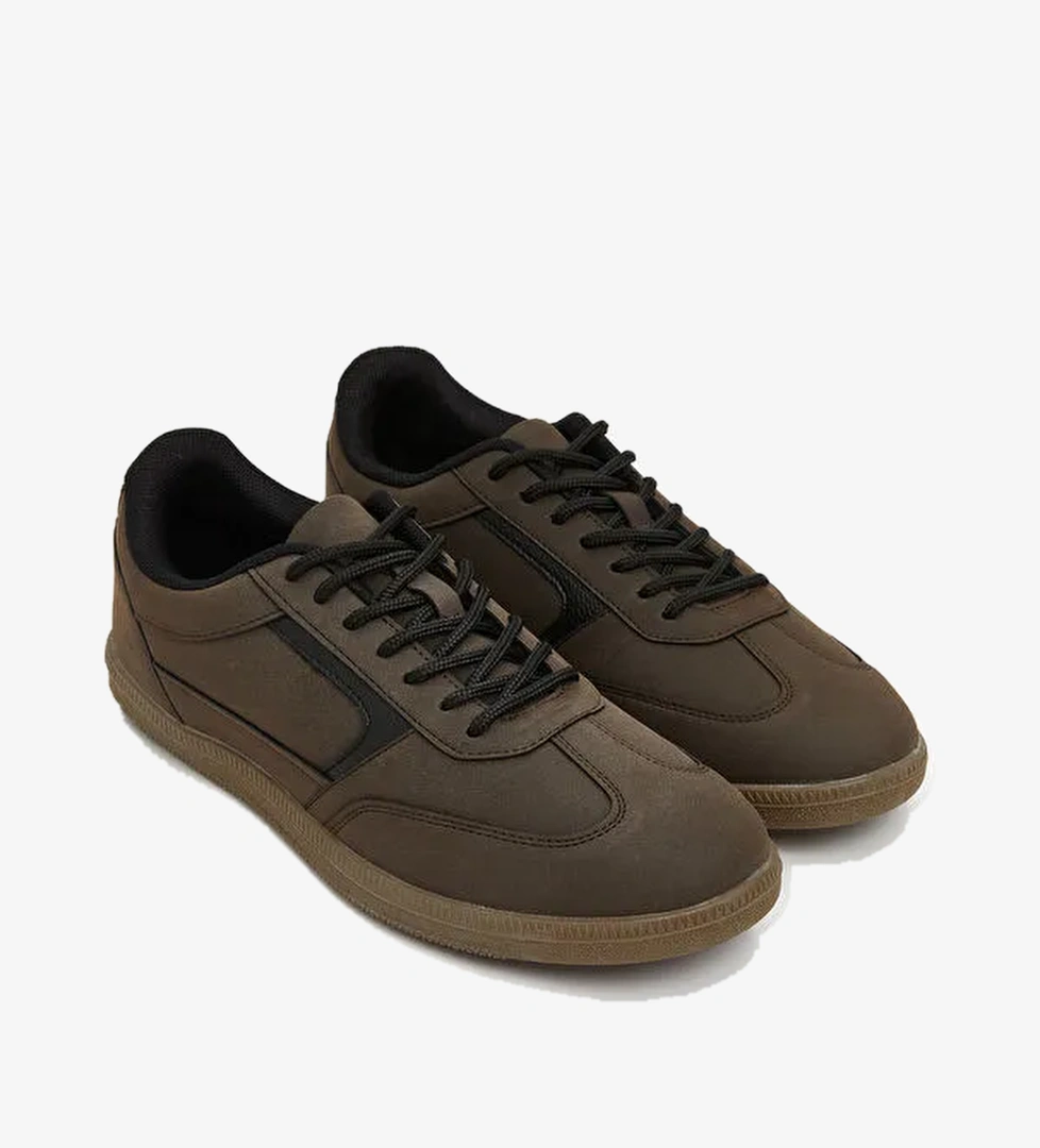 Süet Görünümlü Erkek Spor Ayakkabı