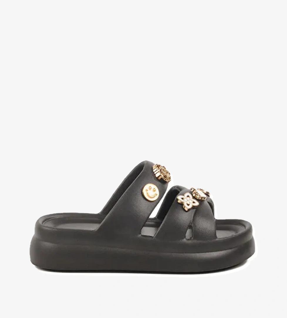 Siyah Eva Hafif Esnek Kadın Terlik 510 Z