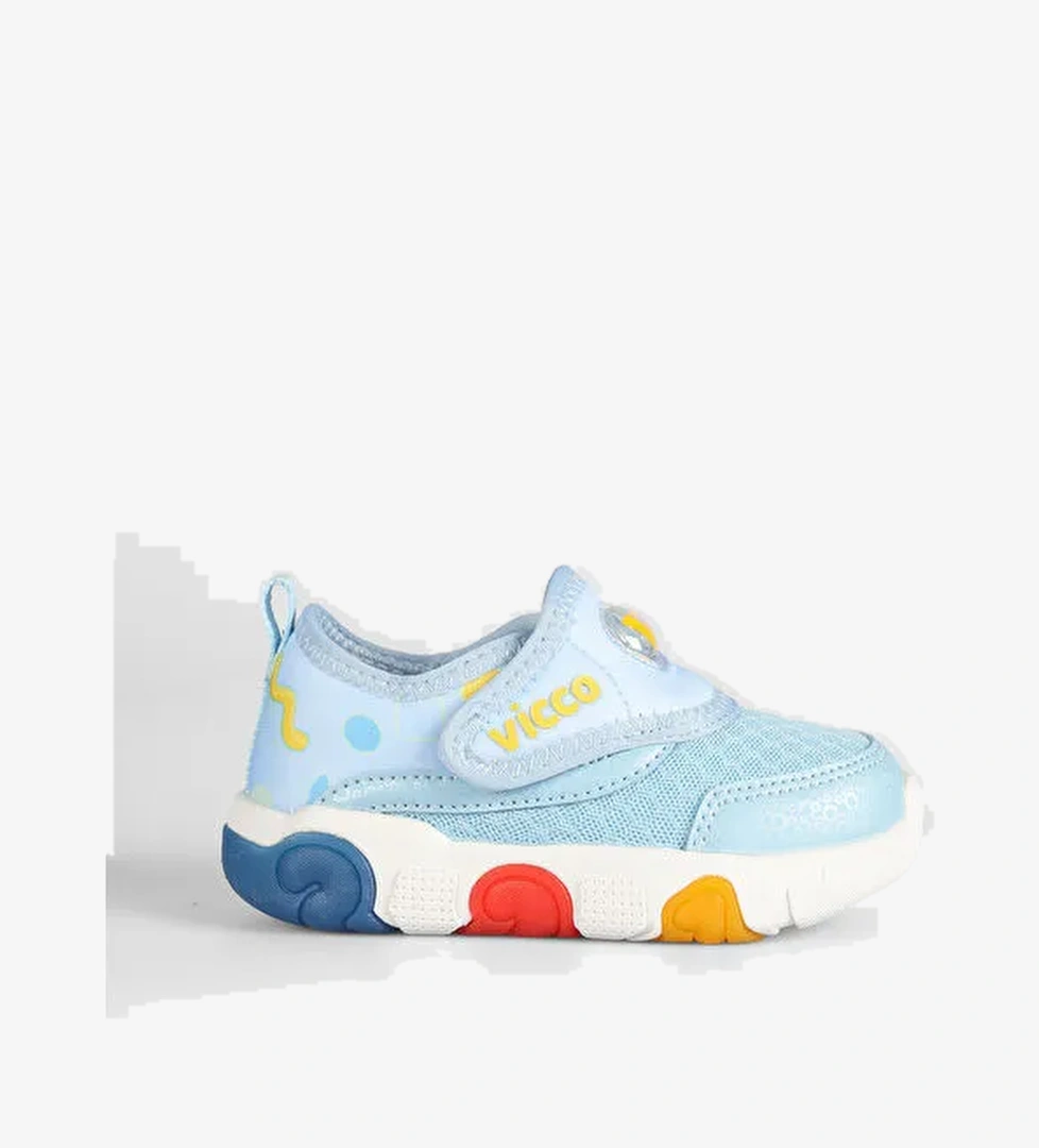 Sort Işıklı Erkek Okul Öncesi Mavi Spor Ayakkabı - Görsel 1