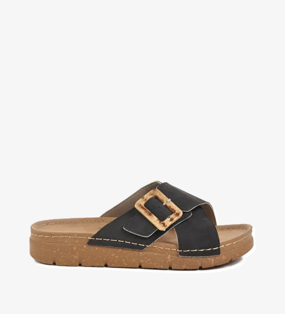 Siyah Anatomik Kadın Terlik 117.001 Z