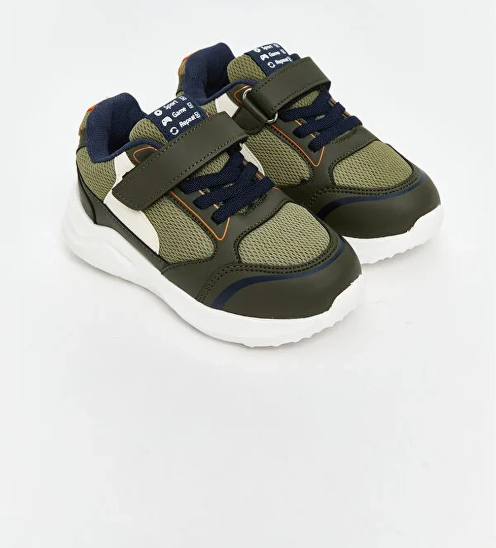 Bağcık ve Cırt Cırtlı Erkek Bebek Spor Ayakkabı - Görsel 1