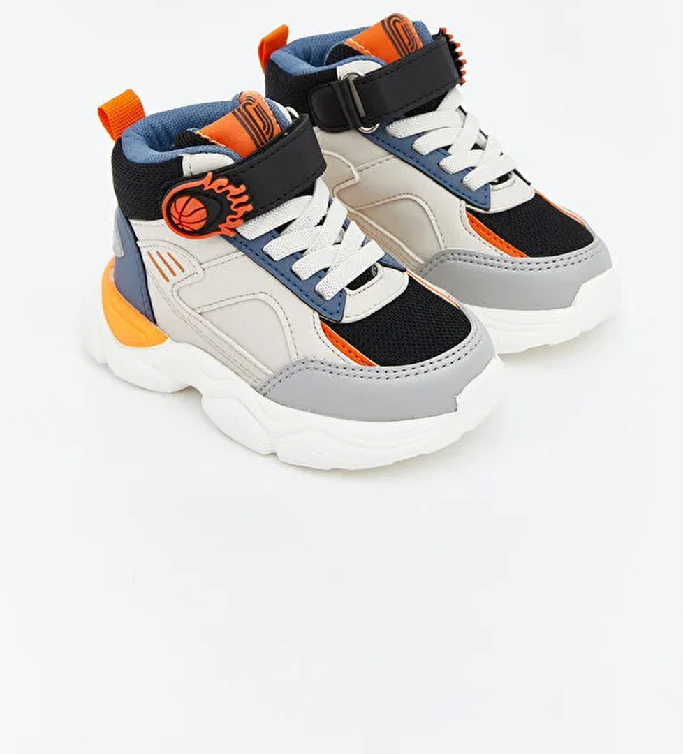 Bağcık ve Cırt Cırtlı Erkek Bebek Spor Ayakkabı - Görsel 1