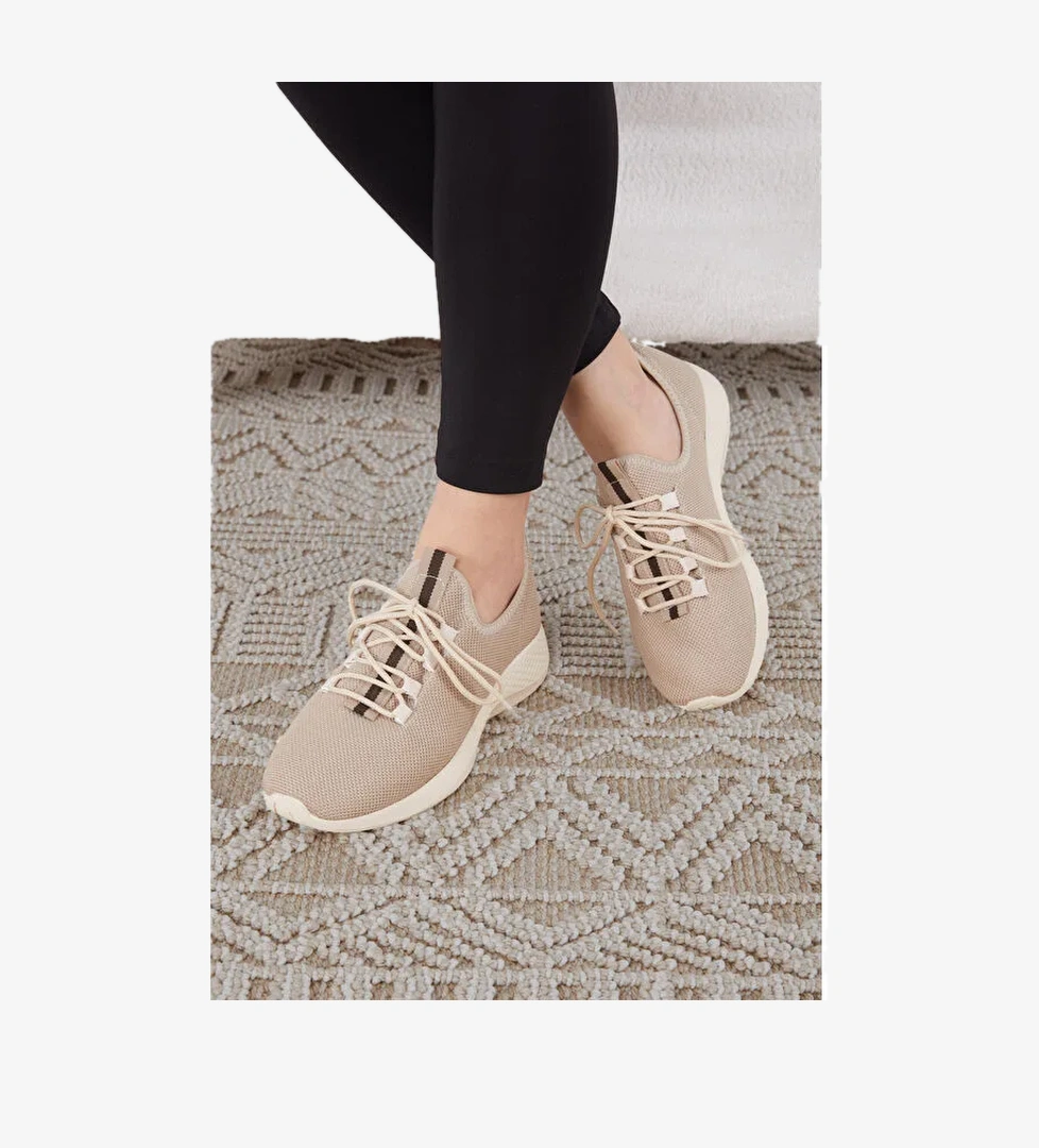 Kadın Bej Spor Ayakkabı - 27070