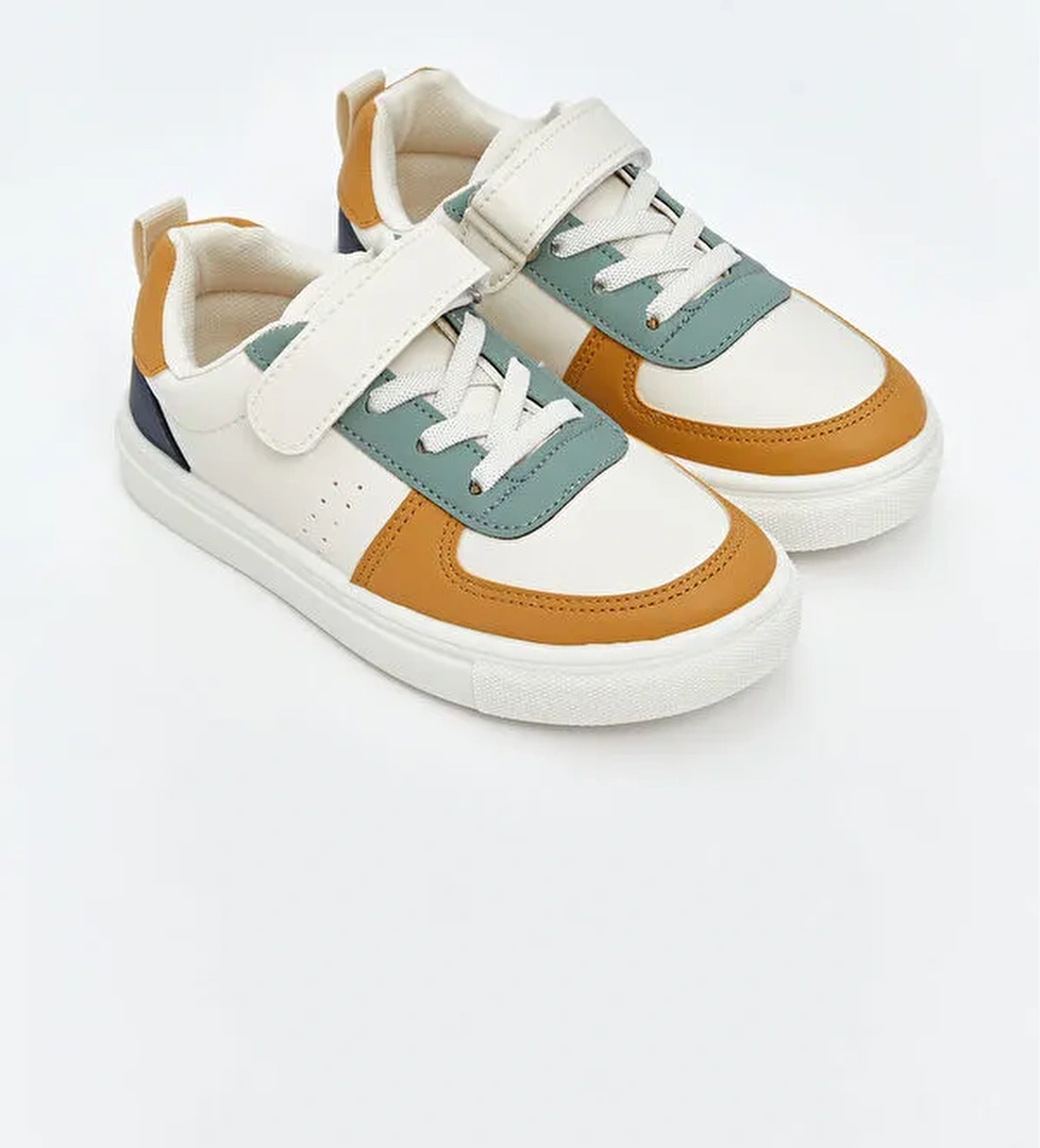 Bağcık ve Cırt Cırtlı Erkek Bebek Spor Ayakkabı - Görsel 1