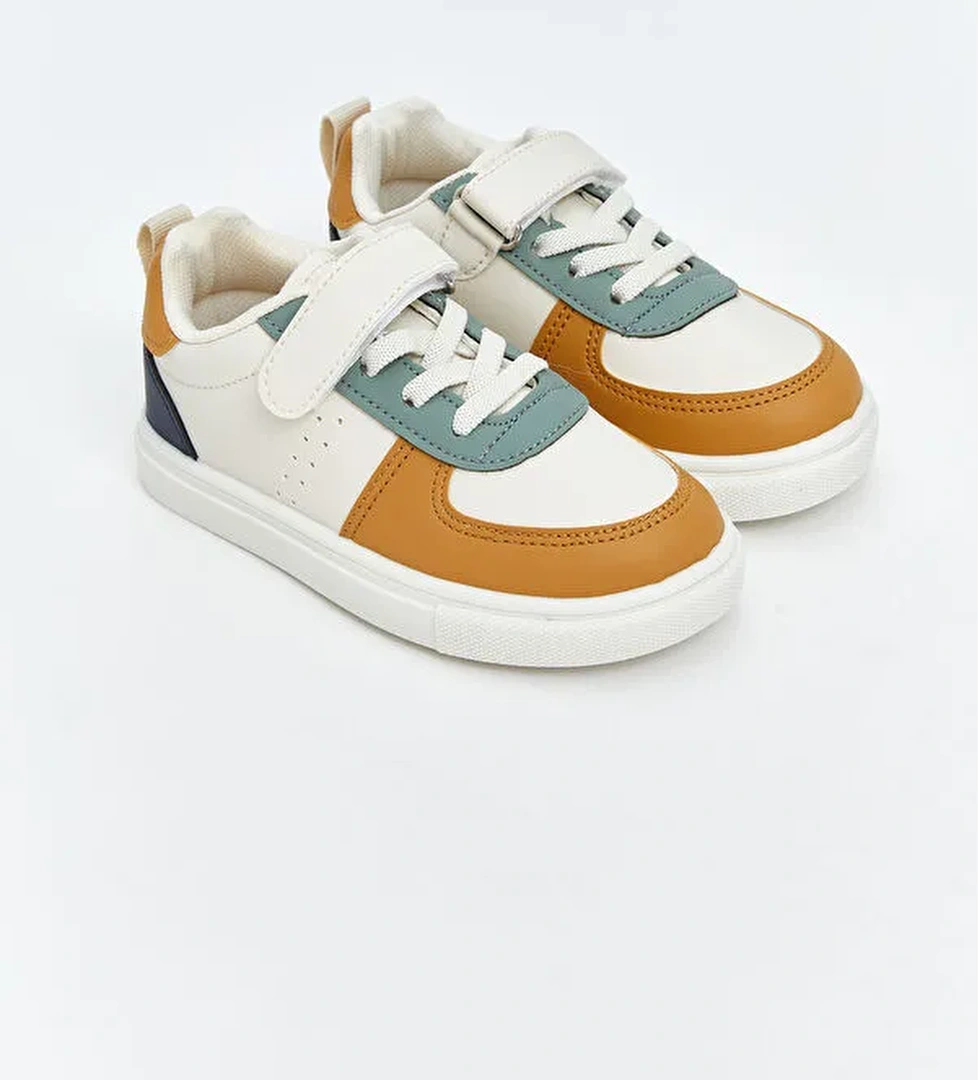 Bağcık ve Cırt Cırtlı Erkek Bebek Spor Ayakkabı - Görsel 1