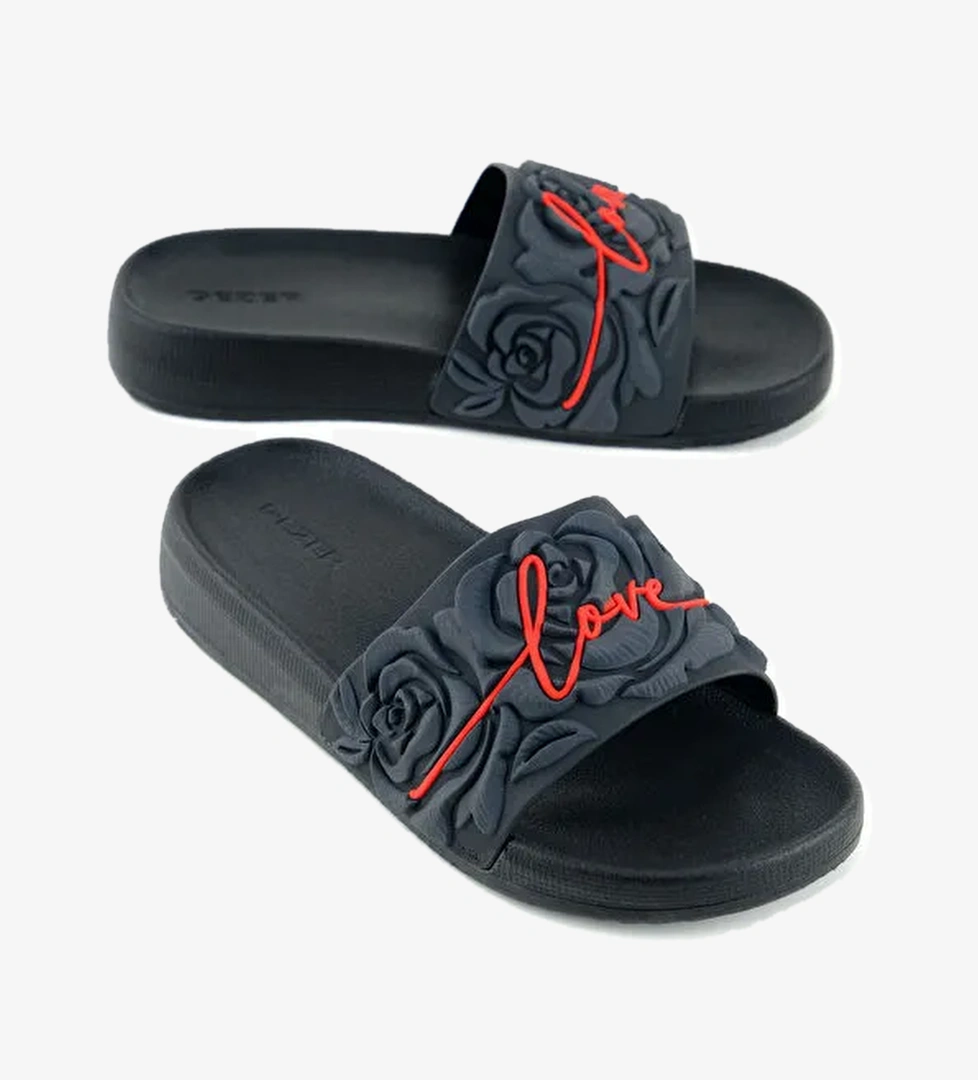 Kadın Yazlık Rahat Taban Ev Bahçe Günlük Terlik - Görsel 1