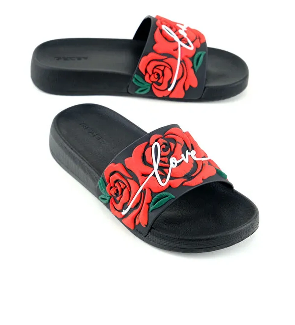 Kadın Yazlık Rahat Taban Ev Bahçe Günlük Terlik