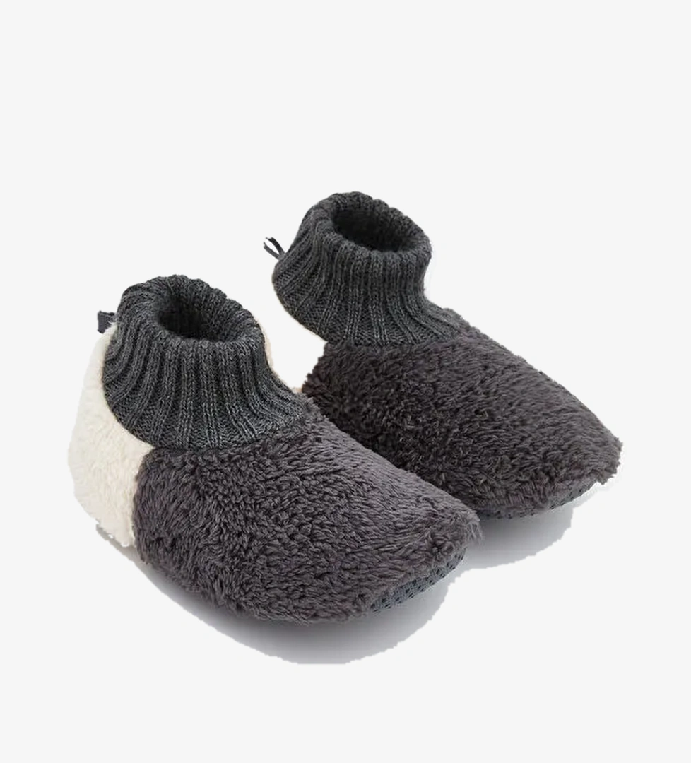 Çoraplı Erkek Bebek Ev Ayakkabısı - Görsel 1