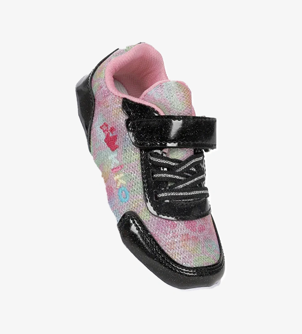 Teno Cırtlı Işıklı Kız Bebek Spor Ayakkabı