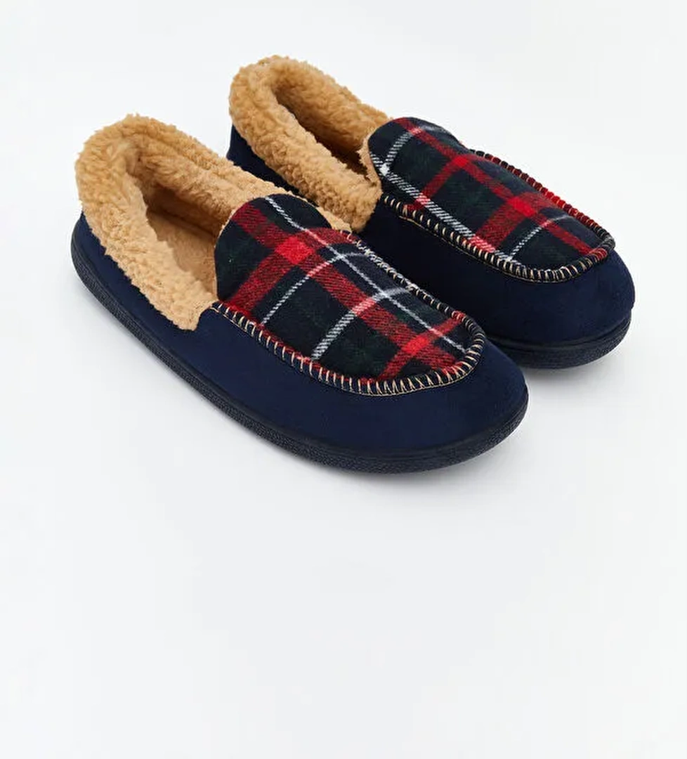 İçi Kürklü Erkek Ev Ayakkabısı - Görsel 1