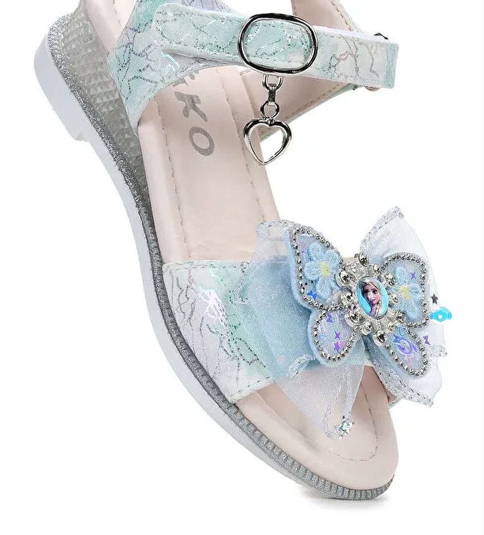 Pige Fiyonklu Kız Çocuk Sandalet Ayakkabı