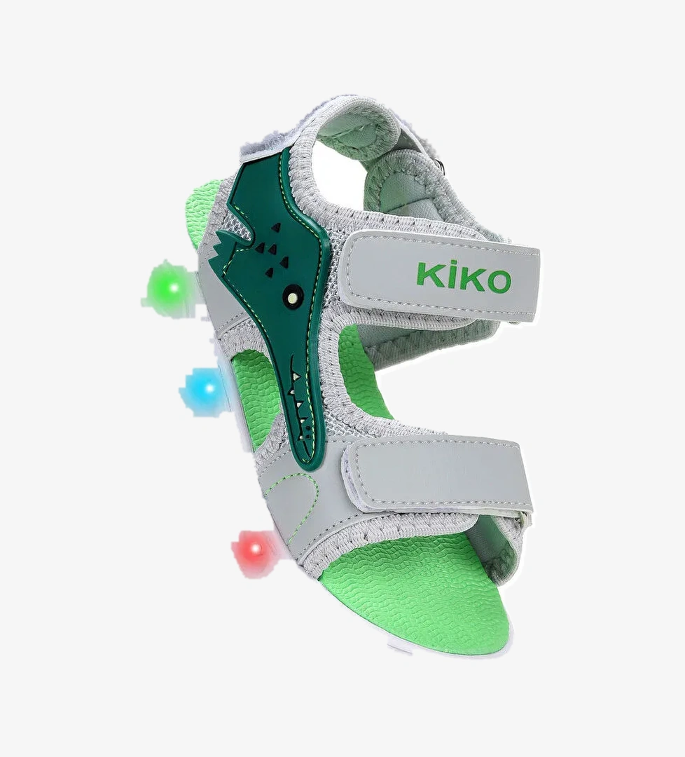 Arnı Günlük Işıklı Cırtlı Erkek Bebek Sandalet Ayakkabı