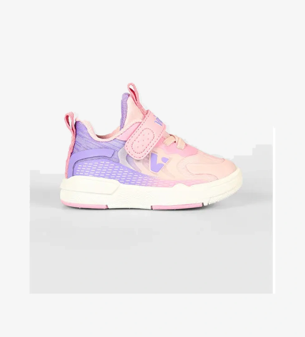 Daphne Baskılı Kız Bebek Pembe Sneaker - Görsel 1