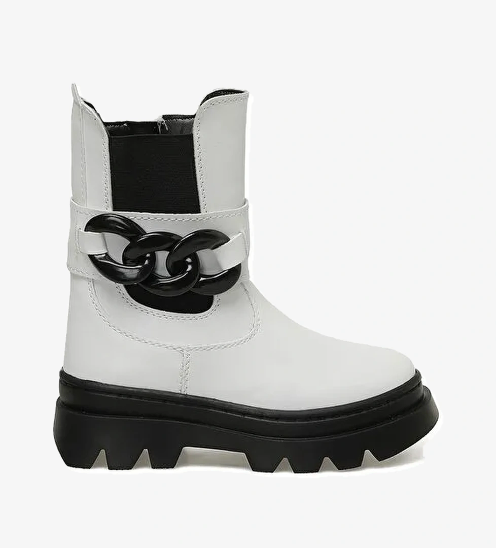 HERAS T STK P 3PR Beyaz Kız Çocuk Biker Bot - Görsel 1