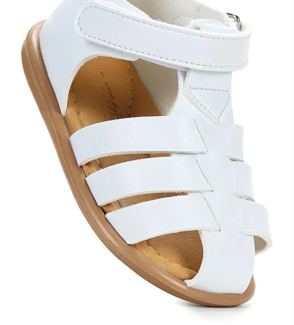 Lonpe İlk Adım Cırtlı Erkek Bebek Sandalet - Görsel 1