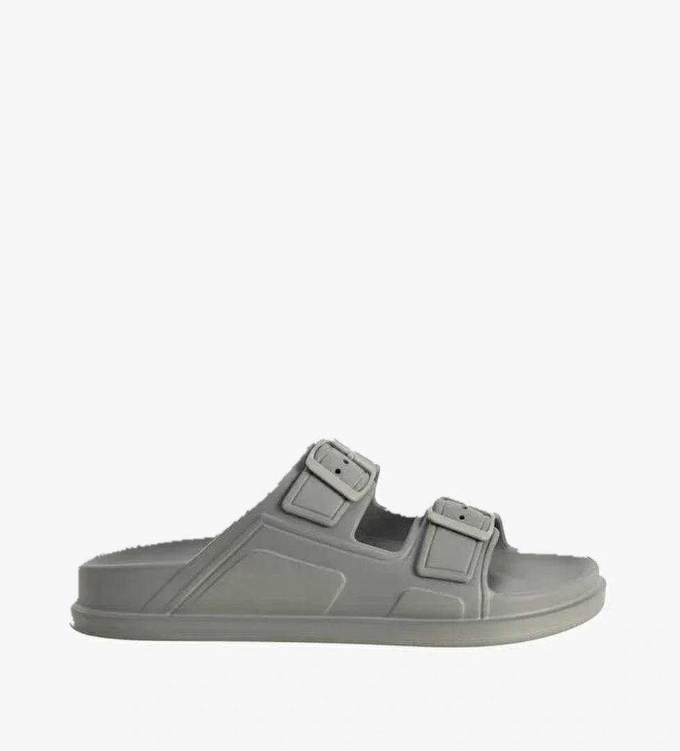 Erkek Gri Desensiz Terlik - Görsel 1